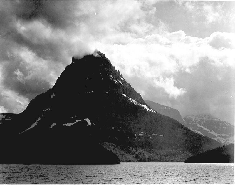 Ansel Adams. Two Medicine Lake.   . (, , Glacier National Park, 4829'11''N 11321'57''W)