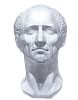 Академический рисунок головы Цезаря из методического пособия "Образцы рисунков" (вечерние подготовительные курсы МАрхИ).