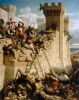Доменик Луи Ферроль-Папетти. Великий магистр госпитальеров Матье де Клермон защищает стены Акры во время осады в 1291 году. Версаль. 1845. 