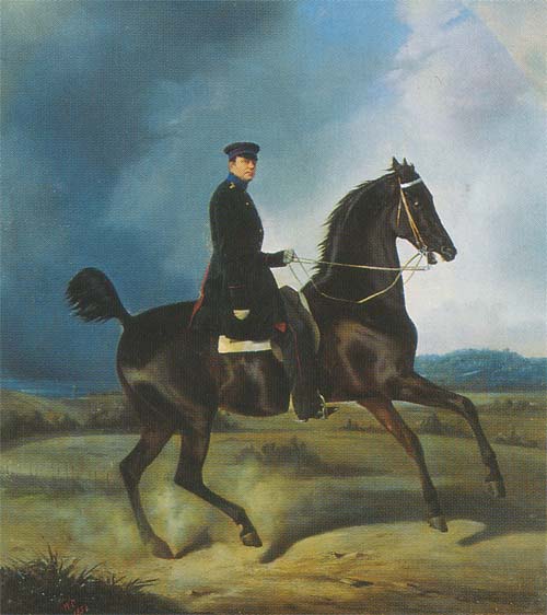 Сверчков Николай Егорович. Шталмейстер З.А. Бибиков. 1854