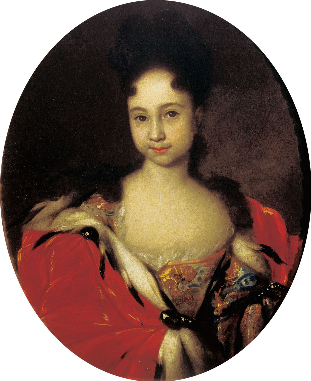 Ivan Nikitich Nikitin. Portrait of Princess Anna Petrovna. Before 1716. Russian Museum