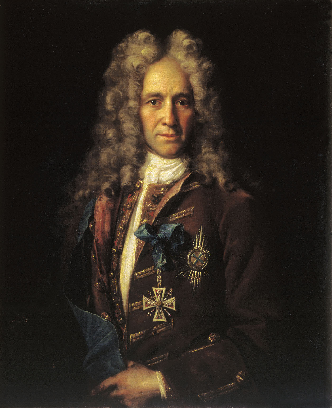 Ivan Nikitich Nikitin. Portrait of Count Gavrila Ivanovich Golovkin. 1720-s. State Tretyakov Gallery