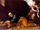 Хосе де Рибера. Ангел освобождает апостола Петра из темницы. 1639. Прадо