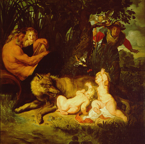 Питер Пауль Рубенс. Ромул, Рем и волчица. 1616. Рим. Капитолийский музей 