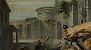 Фрагмент картины Рубенса "Избиение младенцев" (задний план) . 