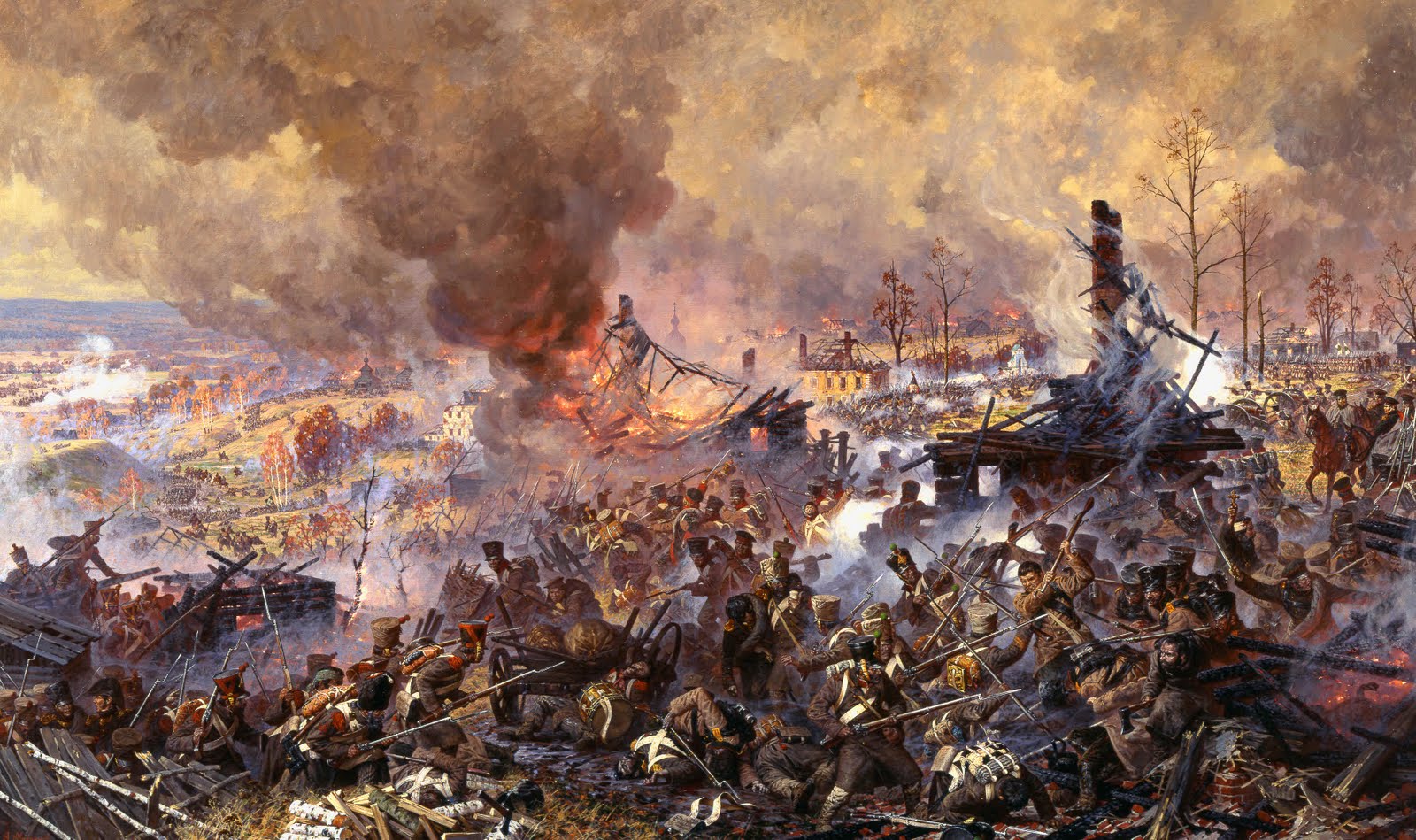 Alexander Averyanov. Battle of Maloyaroslavets