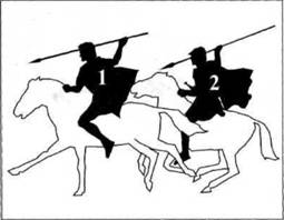 Ангус МакБрайд. Фессалинский всадник в одежде для охоты и офицер фессалийской конницы. 