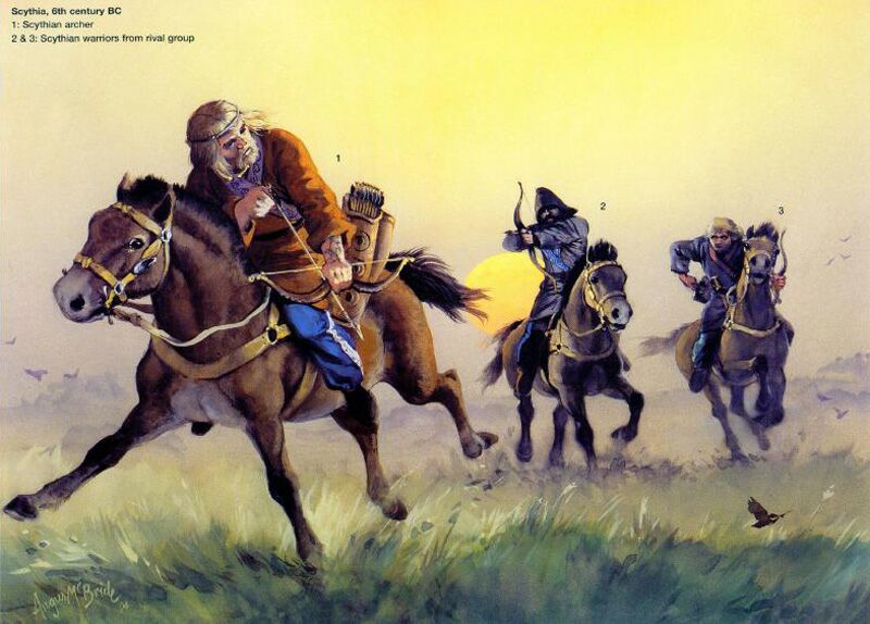 Angus Mcbride. Scythian Warriors