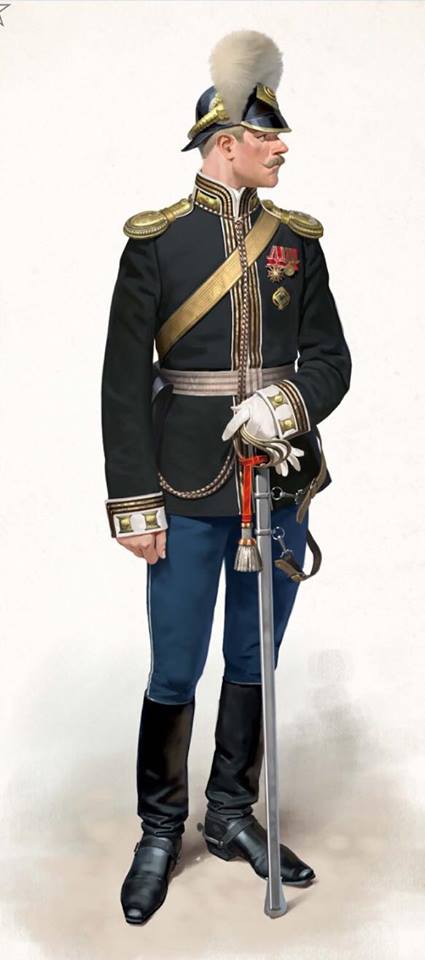 Николай Зубков. Штаб-ротмистр 13-го драгунского Военного Ордена генерал-фельдмаршала графа Миниха полка. 1908 - 1913  годы. 