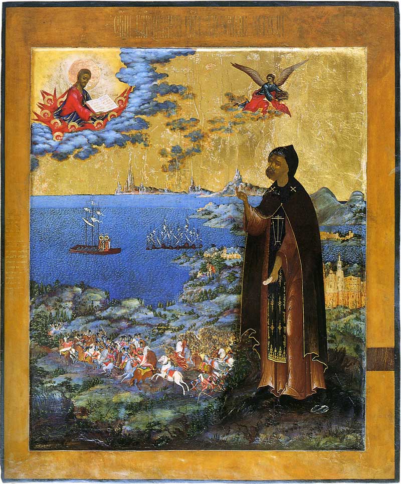 Ivan Vasilyevich Bogatyryov. Saint Prince  Alexander Nevsky with Scenes from His Life