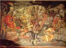 Избиение младенцев. Фреска кисти Феофана Критского в афонском монастыре Ставроникита. 1546 