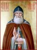 Современная икона святого преподобного Ильи Муромца Киево-Печерского чудотворца 