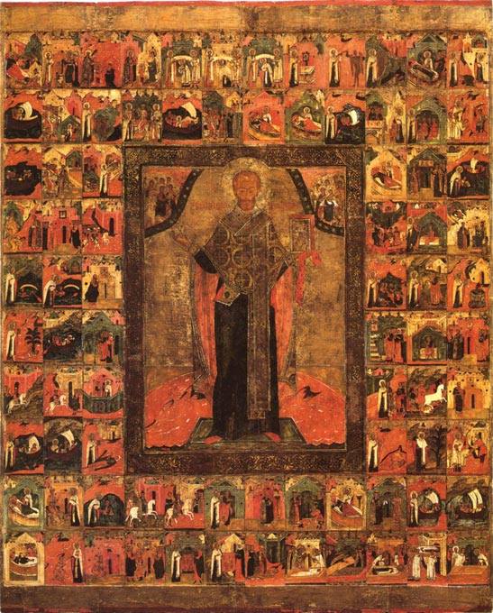 Святой Никола Чудотворец в житии. XVI век. Тотьма 