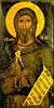 Византийская икона Ильи Пророка. XII век. Кастория, Византийский музей