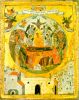Успение. Двусторонняя икона из афонского монастыря Пантократор. XVI век 