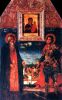 Смоленский кремль на иконе святых Авраамия и Меркурия Смоленских. Начало 18 века