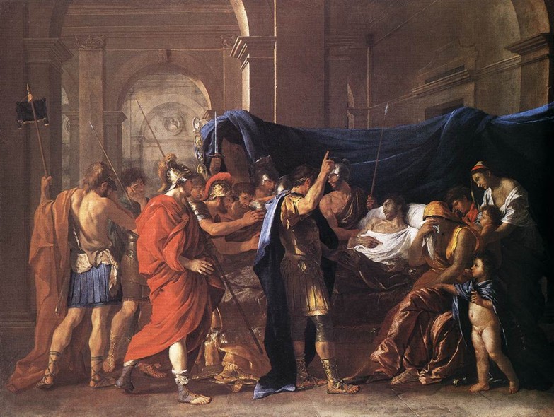 Никола Пуссен. Смерть Германика. Около 1625. Миннеаполис, Институт искусств