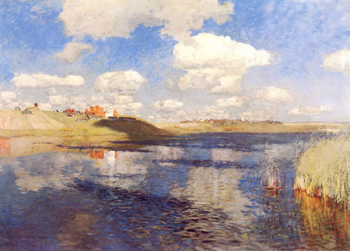 Левитан. Озеро. 1899-1900. Русский музей