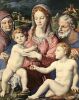 Аньоло Бронзино. Святое семейство со святой Анной и Иоанном Крестителем. Вена. Музей истории искусства