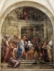 Якопо Понтормо. Встреча Марии и Елизаветы. 1514-1516. Флоренция, церковь Благовещения 