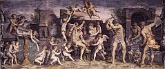 Джорджо Вазари. Кузница Вулкана. 1555 - 1557. Фреска Палаццо Веккьо.