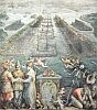 Джорджо Вазари. Битва при Лепанто. 1572. Фреска Апостольского Дворца в Риме.
