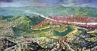 Джорджо Вазари. Осада Флоренции войсками императора Карла V в 1530-ом году. 1558. Фреска Палаццо Веккьо.