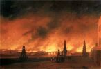 Иван Константинович Айвазовский. Пожар Москвы в 1812 году. 1851