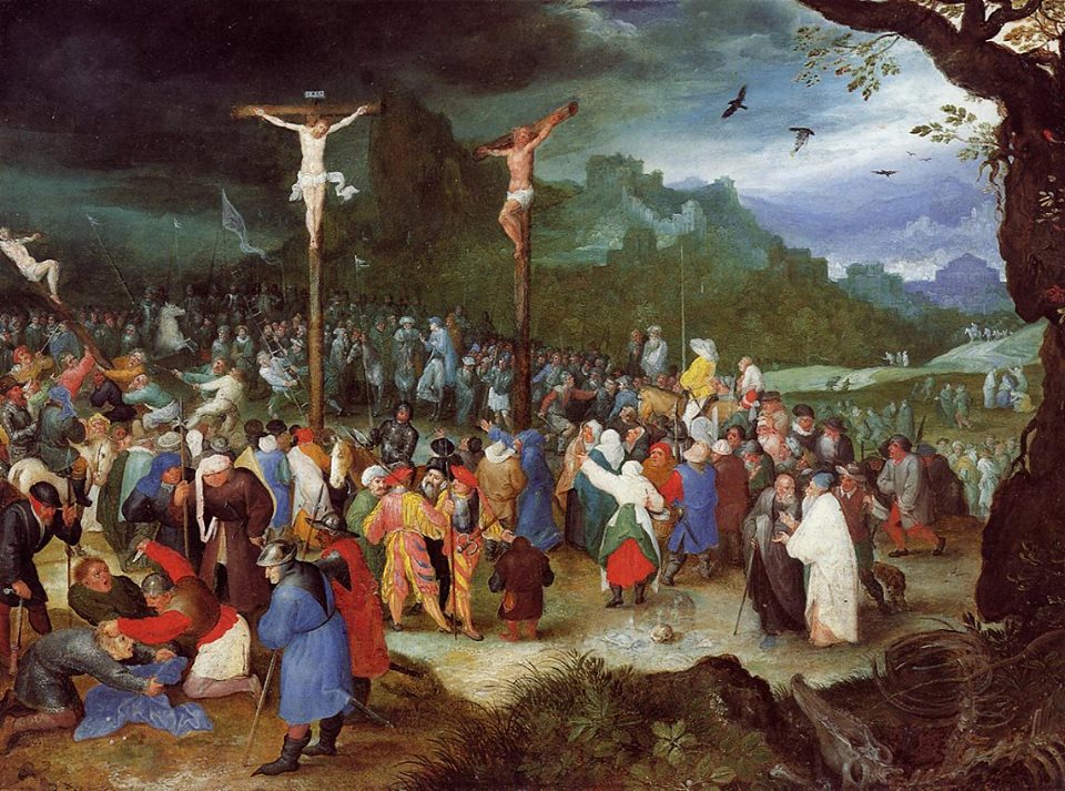 Ян Брейгель Старший. Распятие. 1595. Вена, Музей истории искусств. 