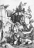 Альбрехт Дюрер. Святой Иероним в пустыне. 1496 