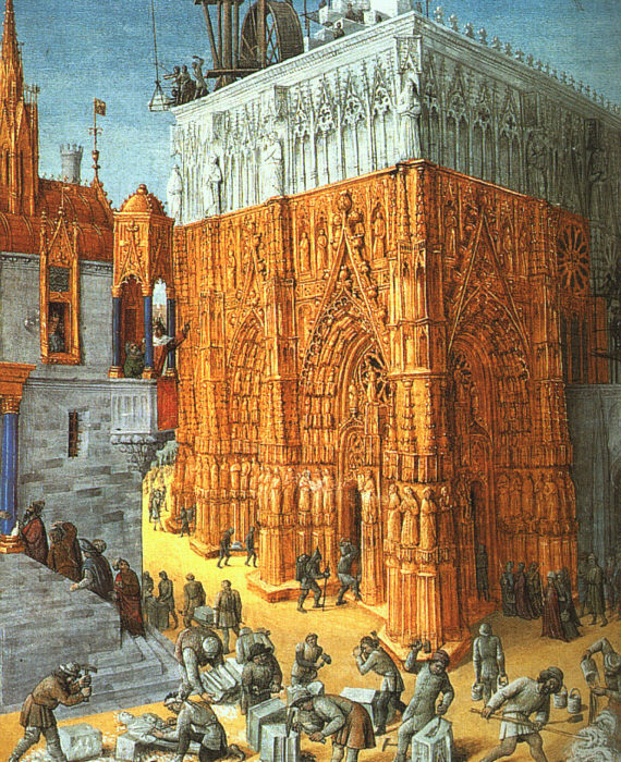 Строительство готического собора