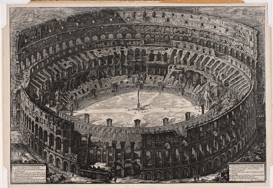   . Veduta dell' Anfiteatro Flavio Detto Il Colosseo.  . 