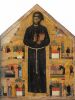 Джунта Пизано. Святой Франциск с шестью сценами из его жития. 1250-е гг. Пиза, Музей Сан Маттео. 