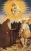 Пизанелло. Мадонна с младенцем святой Антоний и святой Георгий. Лондон. Национальная галерея 