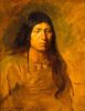 Джордж де Форест Браш. Портрет индейца. 1887. Частная коллекция 