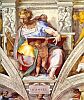 Микеланджело. Пророк Даниил. Фреска Сикстинской капеллы 