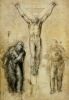 Микеланджело. Распятый Христос с Марией и Иоанном Богословом
