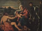 Парис Бордоне. Мадонна с младенцем, Иоанн Креститель и святой Георгий