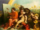 Зевс, Юпитер. Доссо Досси. Юпитер, Меркурий и Добродетель. 1523-1524. Вена Художественно-исторический музей 