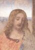 Голова Христа. Фрагмент фрески Леонардо да Винчи "Тайная вечеря"