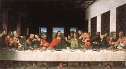 Копия 16 века с фрески Леонардо да Винчи "Тайная вечеря" 