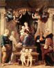 Мадонны Высокого Возрождения. Рафаэль Санти. Мадонна под балдахином. 1507-1508. Флоренция. Palazzo Pitti