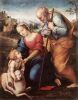 Мадонны Высокого Возрождения. Рафаэль Санти. Святое семейство с ягнёнком. 1507. Прадо 