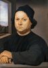 Рафаэль Санти. Портрет Перуджино. 1506. Уффици 