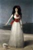 Гойя. Портрет герцогини Альба в белом