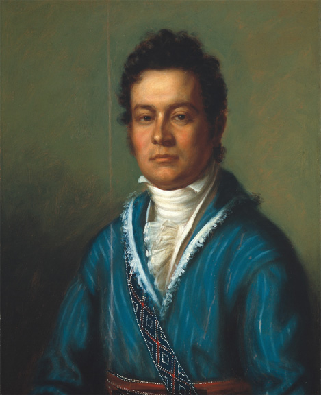 Чарльз Бёрд Кинг. Дэвид Ванн (David Vann), позднее - казначей племени чероки. 1825. Тусла (Оклахома), Gilcrease Museum 