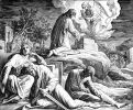 Юлиус Шнорр фон Карольсфельд. Моление о чаше. «Die Bibel in Bildern», 1852—1860 гг