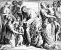 Юлиус Шнорр фон Карольсфельд. Благословление детей. «Die Bibel in Bildern», 1852—1860 гг