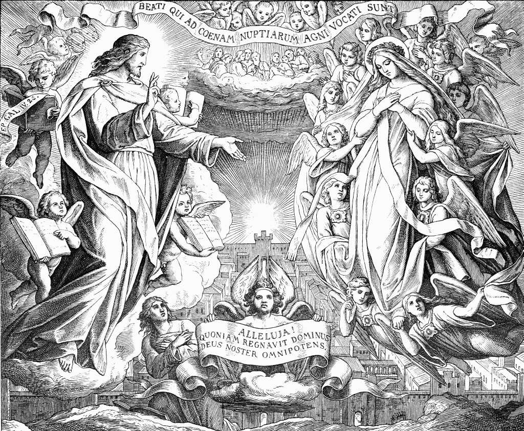 Юлиус Шнорр фон Карольсфельд. Небесный Иерусалим. «Die Bibel in Bildern», 1852—1860 гг.