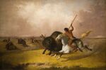 Джон Микс Стэнли. Охота на бизона на Юго-западных Равнинах. Smithsonian American Art Museum